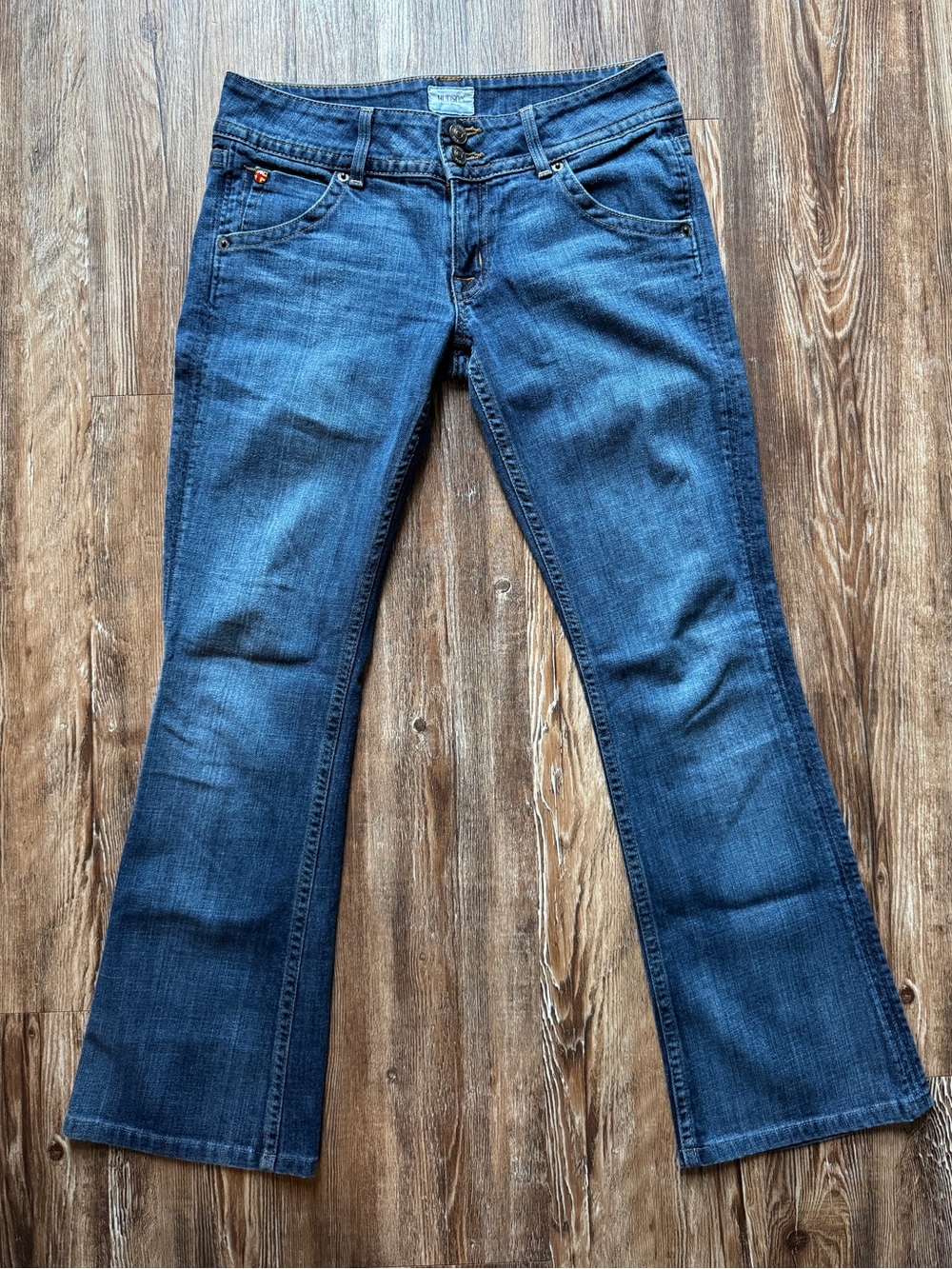 Hudson Signature Bootcut Jeans Women’s Size 27 Medium Wash Made in USA